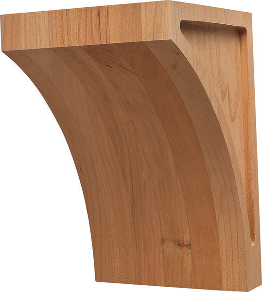 Corbel, contemporary, cherry, 6" x 5.75" x 9"
