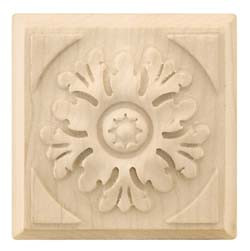 Ornament, Artisan, maple, 2 7/8" x 2 7/8"