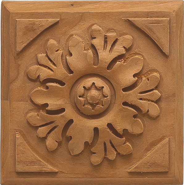 Ornament, Artisan, cherry, 2 7/8" x 2 7/8"