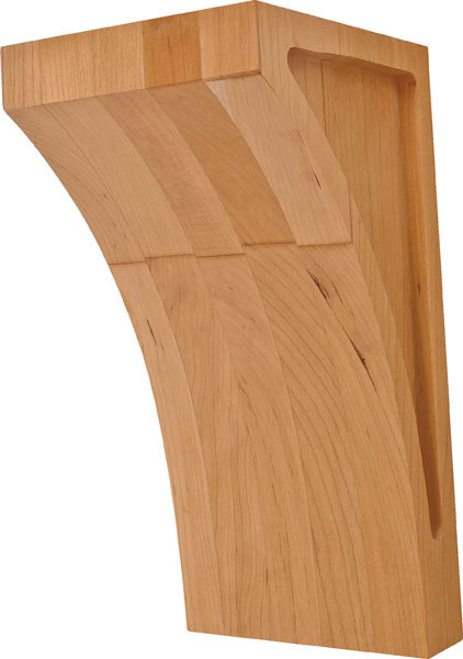 Corbel, Transitions, cherry, 5 x 9 x 4.25"