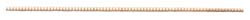 Embossed Moulding, bead, maple, 7/32 x 1/8 x 48"