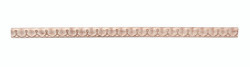 Embossed Moulding, maple, 1/2" x 3/16" x 96"