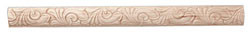 Embossed Moulding, maple, 1" x 1/4" x 96"