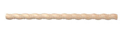 Carved Moulding, rope, maple, 11/16 x 5/16 x 96"