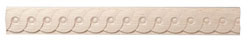 Carved Moulding, serpentine, maple, 3/4 x 1/4 x 96"