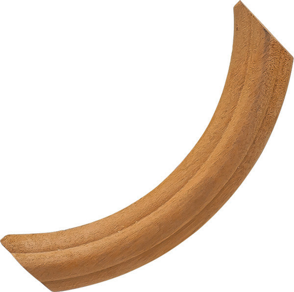 Pliable Moulding, corner, cherry, 1 3/4" radius