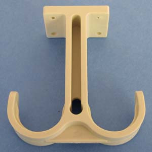 Wire Management Hook Almond, up to 1" D hook size