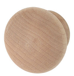 Knob, maple, 8-32, 39 x 29mm