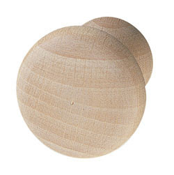 Knob, beech, M4, diameter 35 x 27mm