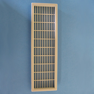 Vent Grill Almond 2-3/8" X 8-5/8", Bag of 1