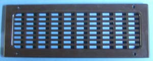 Vent Grill Brown 2-5/8" X 8-21/32", Bag of 1