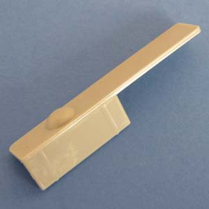 Furniture Slide Glide Almond 1-1/2" X 9/16" X 1/16" w/ 1-1/2" Safety Tab, Pkg of 250