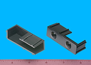Slide Glide 2-5/8" X 1/2" Black, Bag of 8