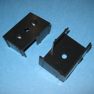 Slide Glide 2-3/8" X 1-1/2" - 5/16" hole Black, Pkg of 1000