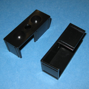 Slide Glide 2-1/2" X 3/4" Black, Pkg of 100