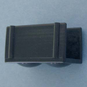 U-Channel Slide Glide Black 3/4", Pkg of 1000