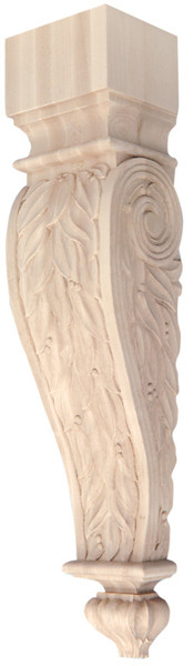 Corbel, Chateau, maple, 5 1/4 x 24"
