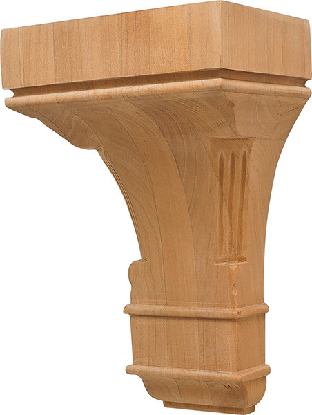 Corbel, Regency, cherry, 5 7/8 x 9"