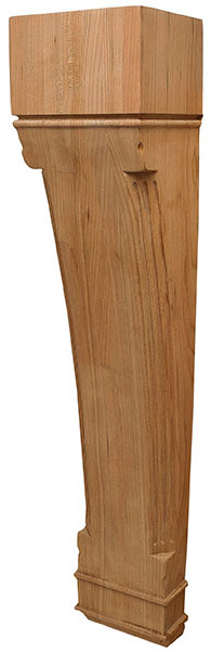 Corbel, Regency, cherry, 5 1/4 x 24"