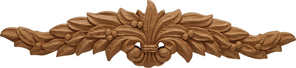 Carved Onlay, Chateau, oak, 20 x 4 1/2"