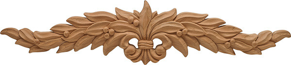 Carved Onlay, Chateau, cherry, 20 x 4 1/2"