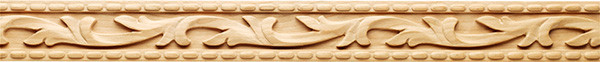 Carved Moulding, Artisan, cherry, 2" x 96"