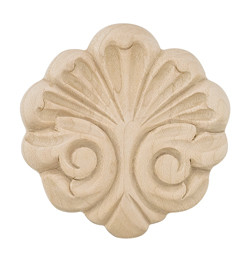 Carved ornament, Traditions, cherry, 2 7/8" x 2 7/8"
