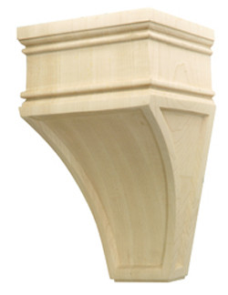 Corbel, Arcadian, maple, 5 7/8" x 9"