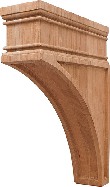Corbel, Arcadian, cherry, 2 7/8" x 12"