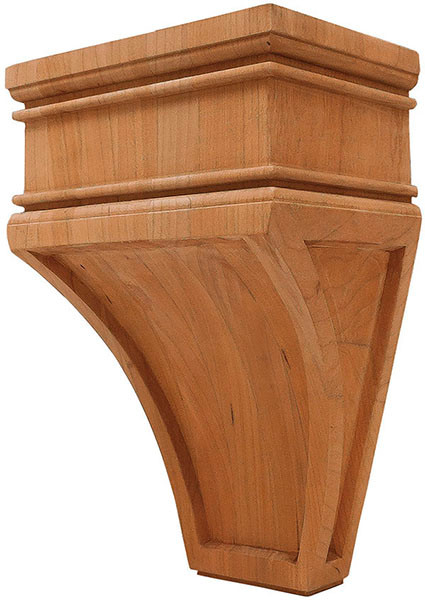 Corbel, Arcadian, cherry, 5 7/8" x 9"