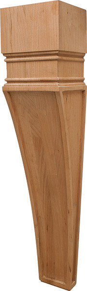 Corbel, Arcadian, cherry, 5 1/4" x 24"