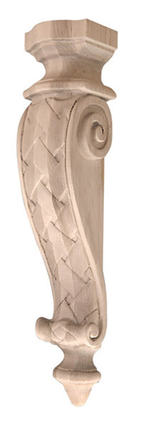 Corbel, Cottage, maple, 5 1/4 x 24"