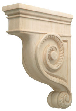 Corbel, Americana, maple, 2 7/8 x 12"
