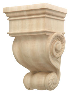Corbel, Americana, maple, 5 7/8 x 9"