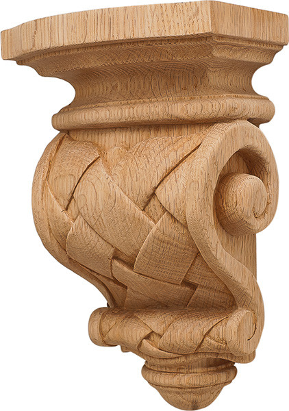 Corbel, Cottage, oak, 5 7/8 x 9"
