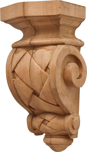 Corbel, Cottage, cherry, 2 7/8 x 6"