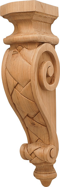 Corbel, Cottage, cherry, 2 7/8 x 13"