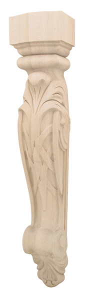 Corbel, Interlacings, cherry, 5 1/2" x 28"