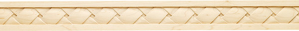 Carved Moulding, Cottage, maple, 2 x 1/2 x 96"