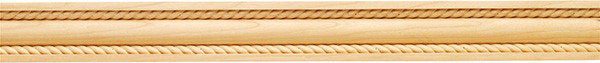 Carved Moulding, Americana, cherry, 2 x 1/2 x 96"