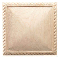 Carved Ornament, Americana, maple, 5 7/8 x 5 7/8"