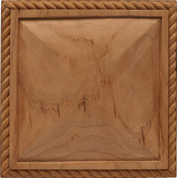 Carved Ornament, Americana, cherry, 5 7/8 x 5 7/8"