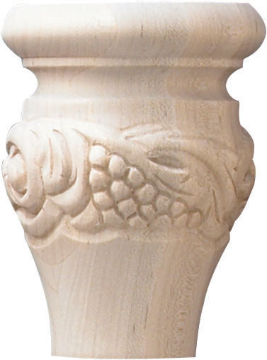 Bunn Foot, Bordeaux, maple, 3 1/2" x 4 1/2"