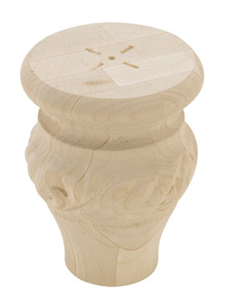Bunn Foot, Traditions, cherry, 3 1/2" x 4 1/2"