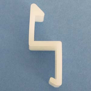 Door Clip Natural 3/4", Pkg of 50