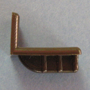 Drawer Glide Brown 3/8" X 5/8" X 1/2", Bag of 4