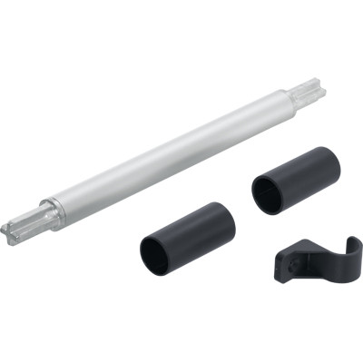 Aventos Hs Round Stabilizer Rod Connector Set, Aluminum V1/20