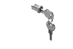 Lock Core, zinc, brass antique, keyed alike, key change 103TA