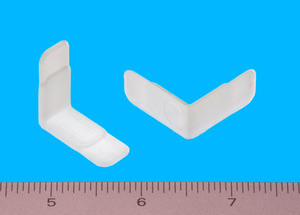 Drawer Glide Natural 5/8" X 5/8" X 1/2" with 5/16" staple tabs, Pkg of 50