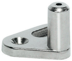 Lock Bolt, screw-on plate, zinc, brass antique